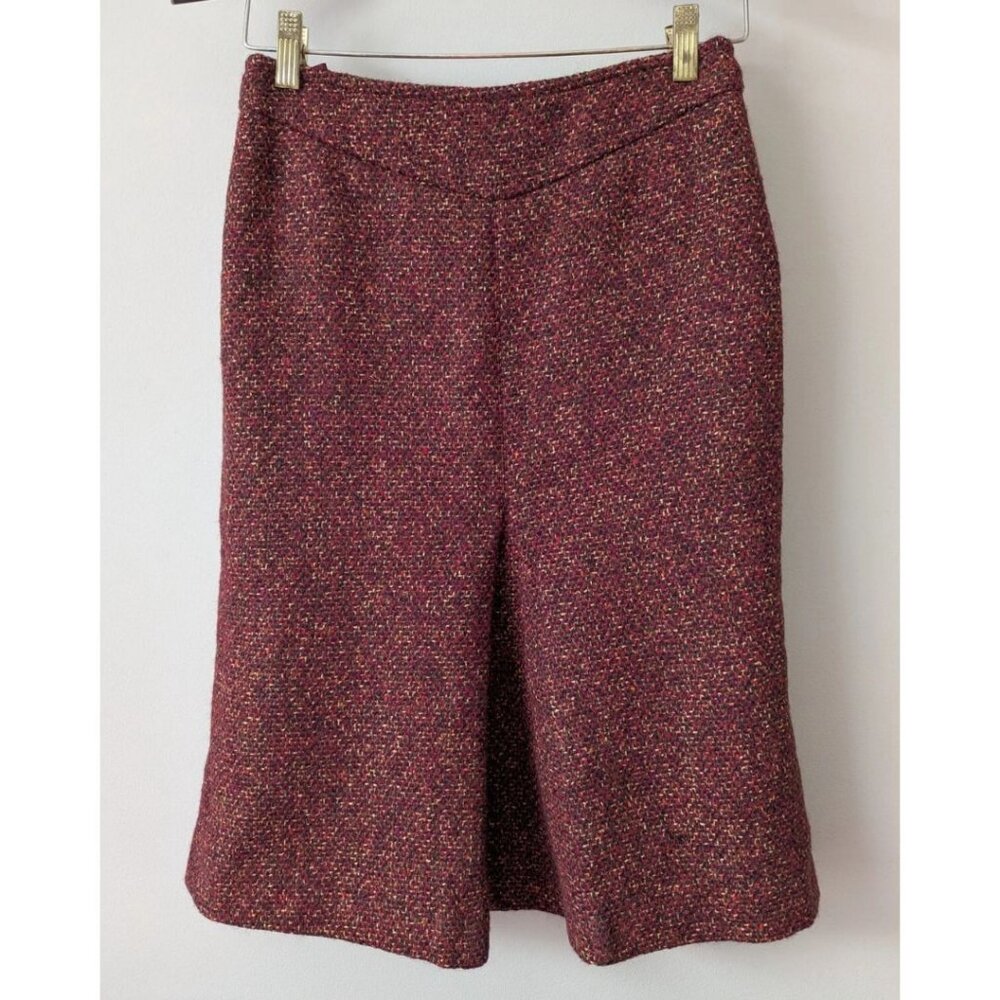 Max Mara Halt Renfrew Women's Wool Skirt Size 4 US Made in Italy
